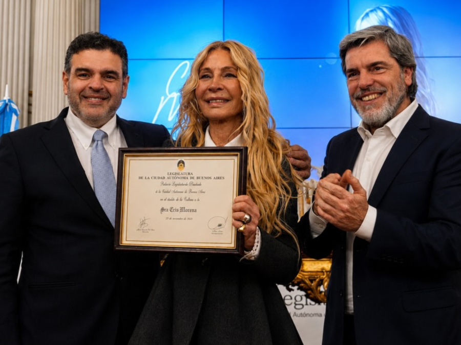 Cris Morena fue declarada Personalidad Destacada de la Cultura: el conmovedor mensaje a su familia y fans
