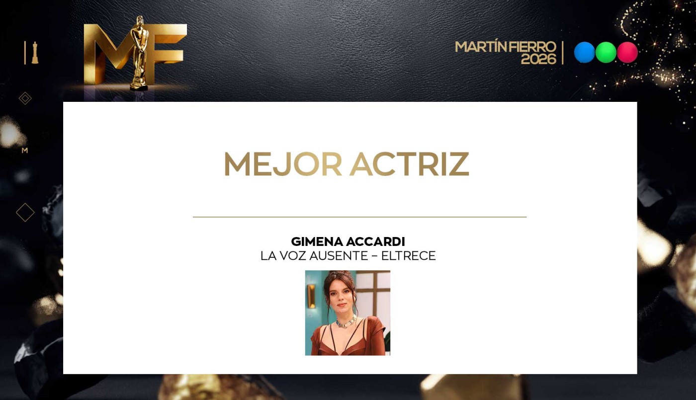 Mejor actriz | Ganadores