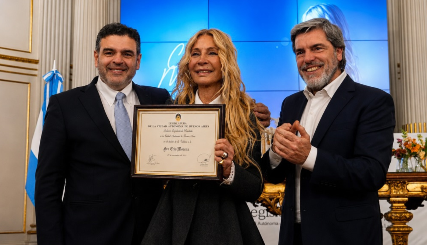 Cris Morena fue declarada Personalidad Destacada de la Cultura: el conmovedor mensaje a su familia y fans | Espectáculos