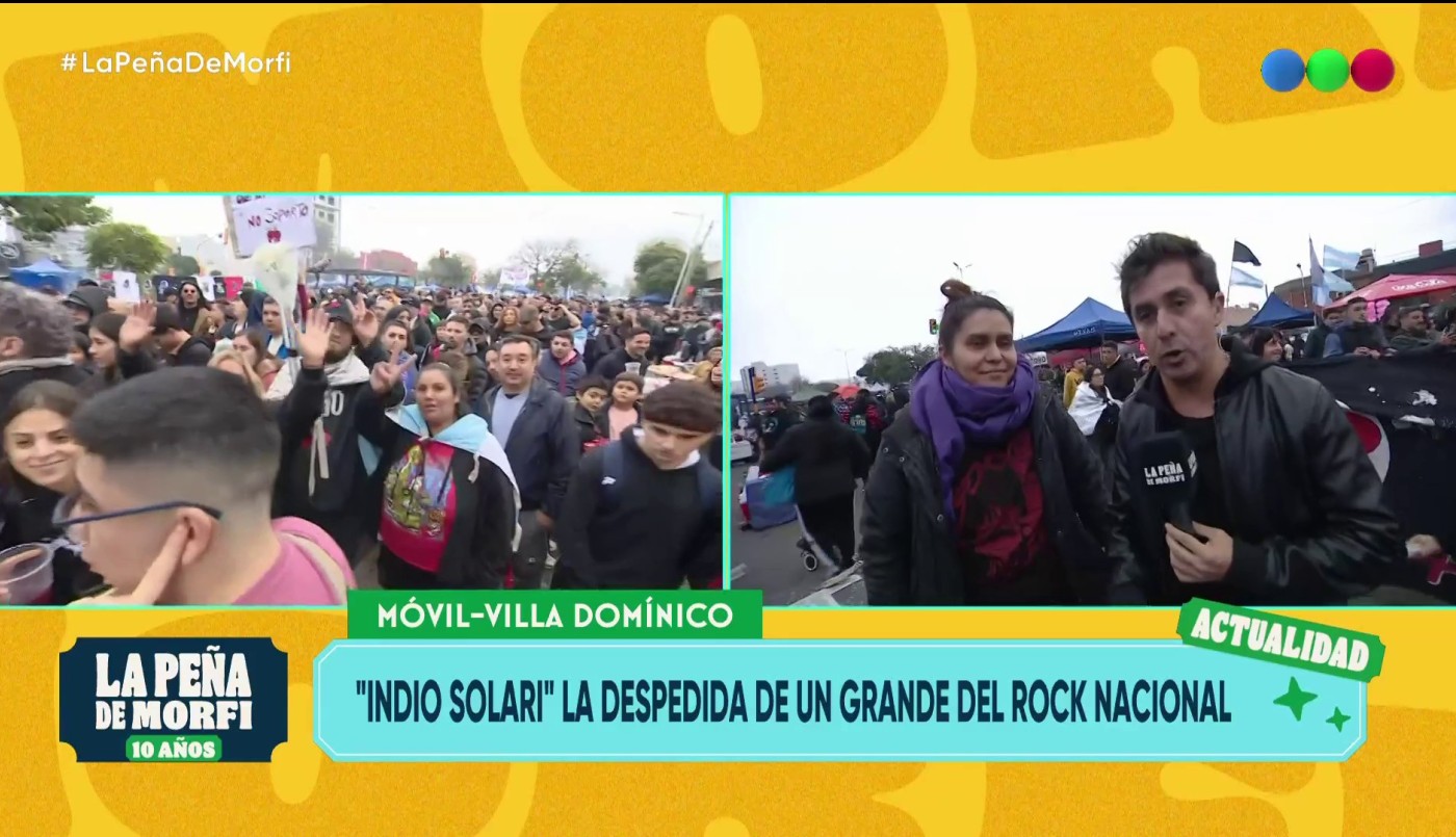 Más de 70 cuadras de fila en el velatorio del Indio Solari | Mejores momentos