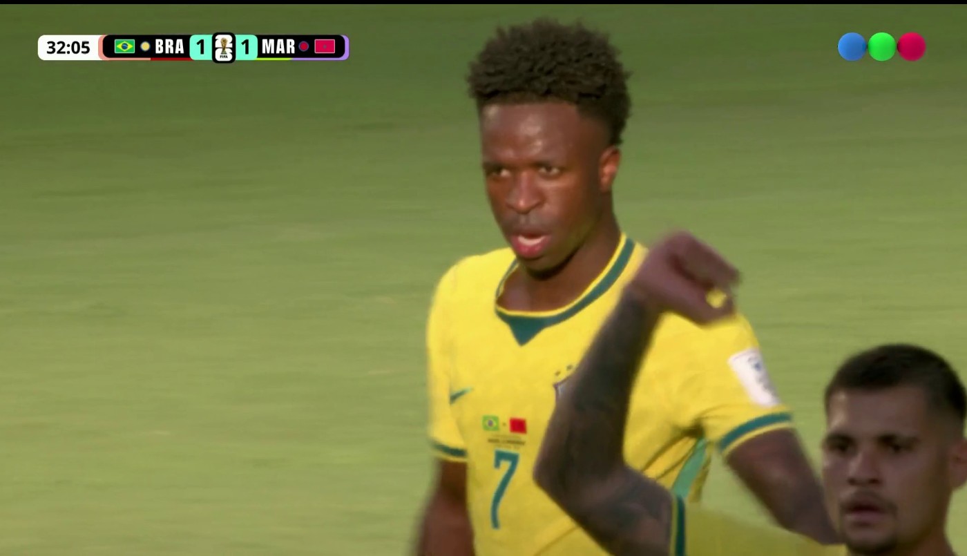 Apareció Vinícius Júnior con un golazo para que Brasil se lo empate a Marruecos | Mejores Momentos