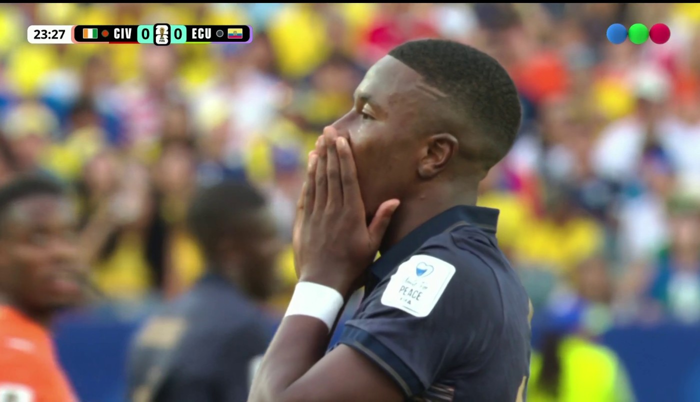 Dos postes le negaron el gol a Ecuador en el 1T contra Costa de Marfil | Mejores Momentos