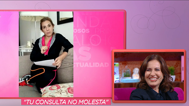 Mey Scapola la mando al frente a Mercedes Morán | Su consulta no molesta