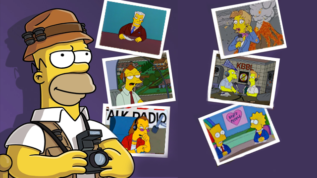 Periodistas en los Simpsons ¿Quién es quién? | ¿Quién es quién?