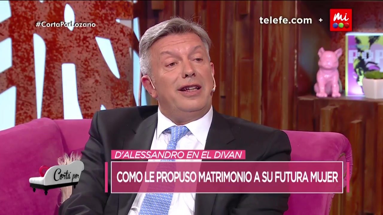 ¿Cómo fue la propuesta de casamiento de Mauricio D´alessandro? | El diván de Vero