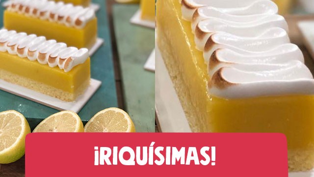 Barritas de lemon pie caseras | Recetas