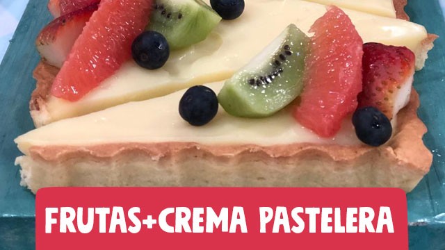 Tarta de pastelera y frutas primaveral | Recetas