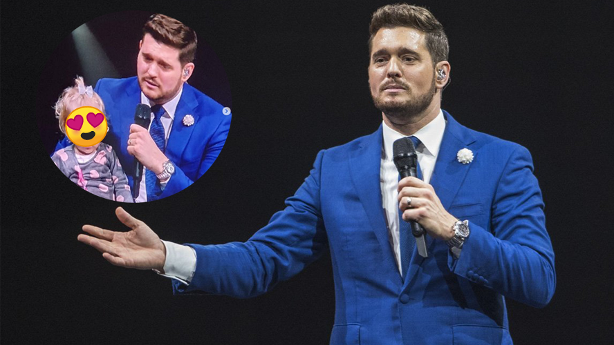Michael Bublé presentó a su hija en un show | Espectáculos
