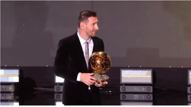 ¡Felicitaciones Lio! Messi gana su sexto Balón de Oro | Deportes