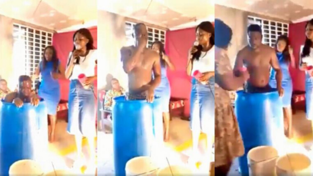 ¿Agua bendita? Pastor hizo que sus fieles tomen el agua en la que se bañó | Virales
