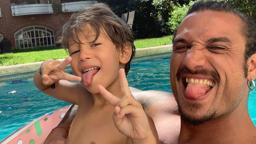 Daniel Osvaldo picante con su hijo Momo | Espectáculos