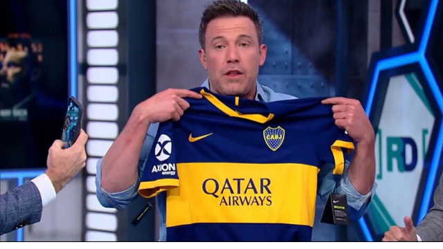 ¡Ben Affleck Xeneize! Posó con la camiseta de Boca | Virales