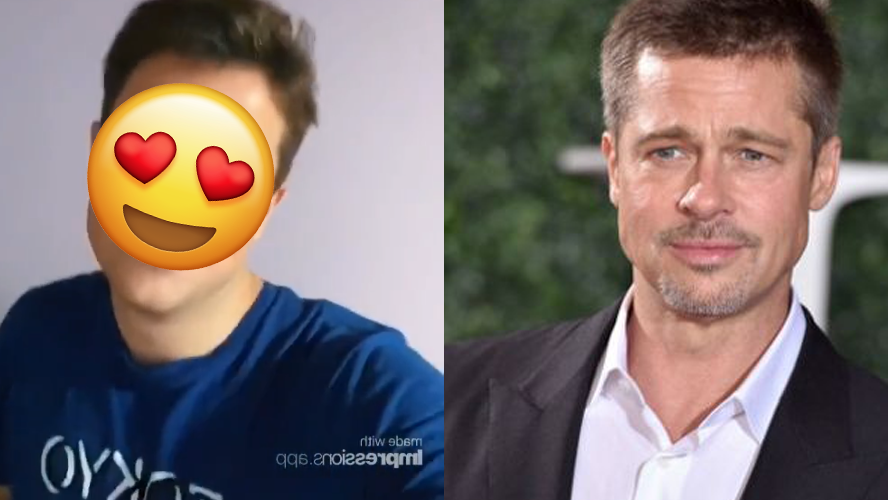 Conocé al argentino que es el clon de Brad Pitt | Virales