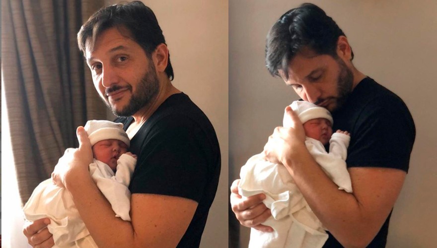 Germán Paoloski celebró la primera semana de vida de su hija | Espectáculos