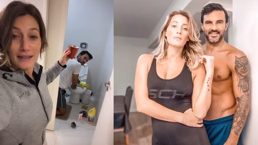 Mica Viciconte y Fabián Cubero siguen divirtiéndose en cuarentena | Espectáculos