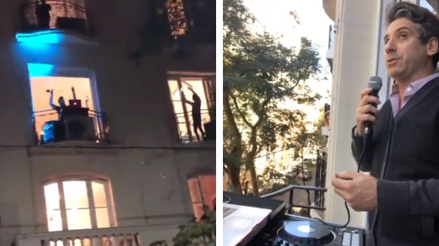 Un DJ casi va preso por pasar música desde su balcón y sus vecinos lo defendieron | Virales