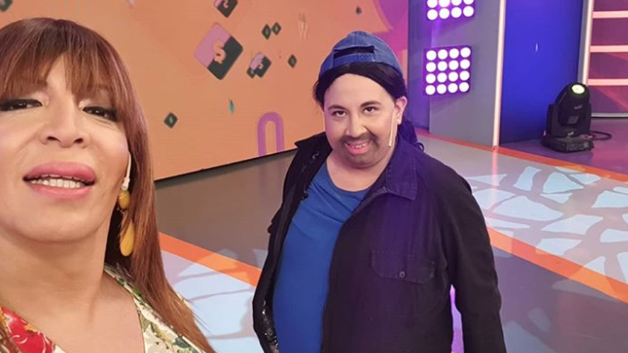 Los sustos de Lizy a Floppy en camarines | Espectáculos