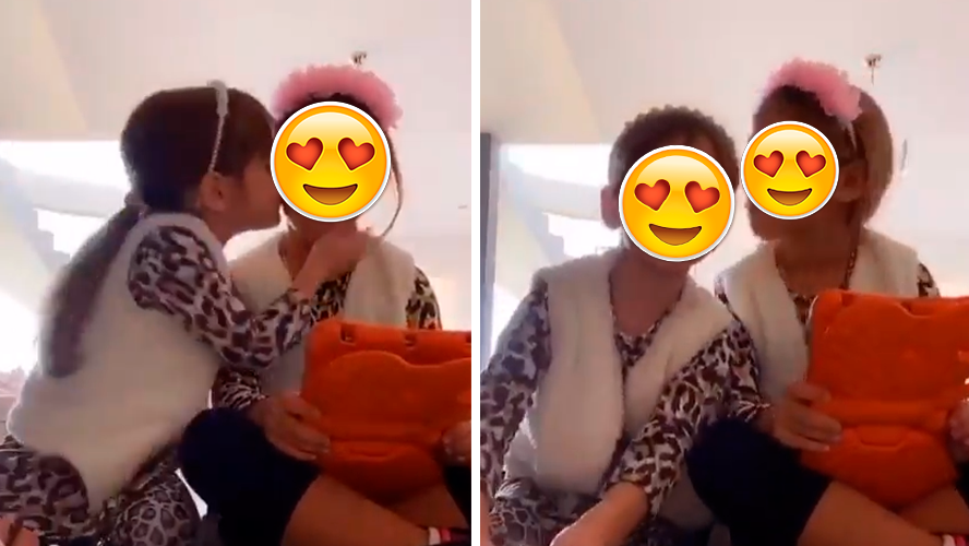 El Tik Tok de las hijas de Barby Silenzi y el Polaco que causó furor | Virales