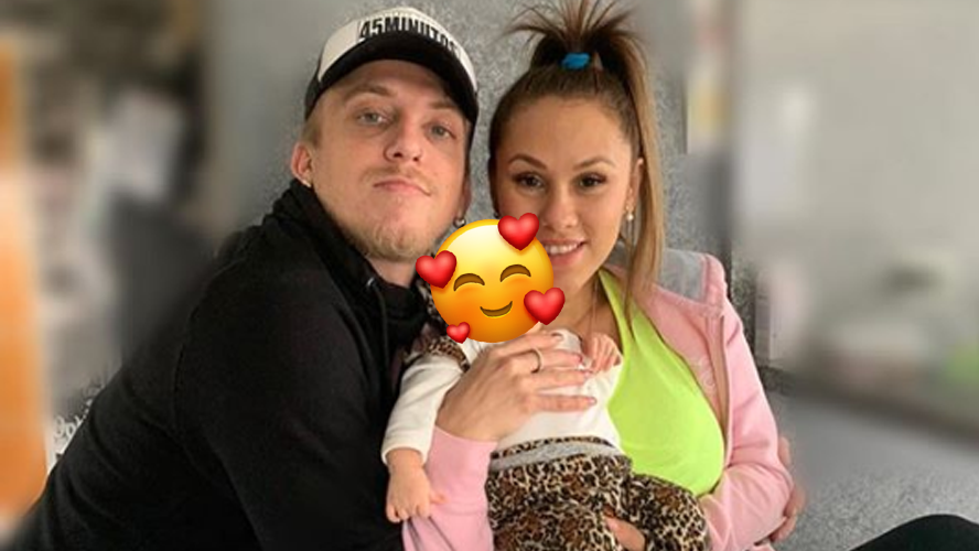 A puro amor Barby Silenzi y el Polaco celebraron el primer cumplemes de Abril | Espectáculos