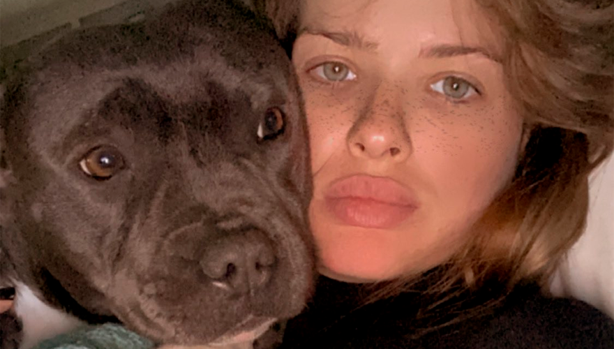 La tierna foto de la China Suárez con su perra Rosa | Espectáculos