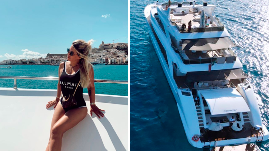 Las lujosas vacaciones de Wanda Nara y su familia en un yate | Espectáculos