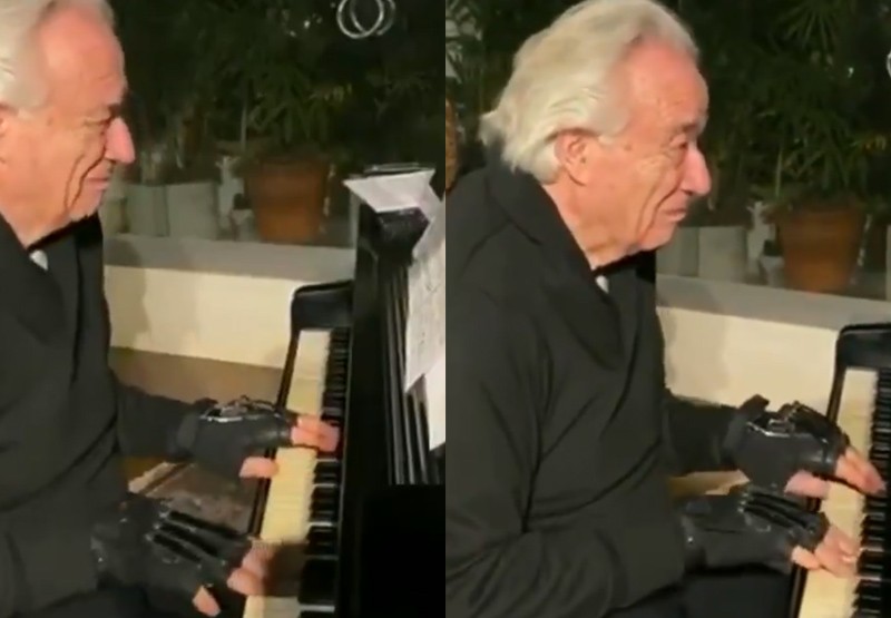 El pianista que gracias a unas prótesis volvió a tocar el piano tras 20 años | Virales