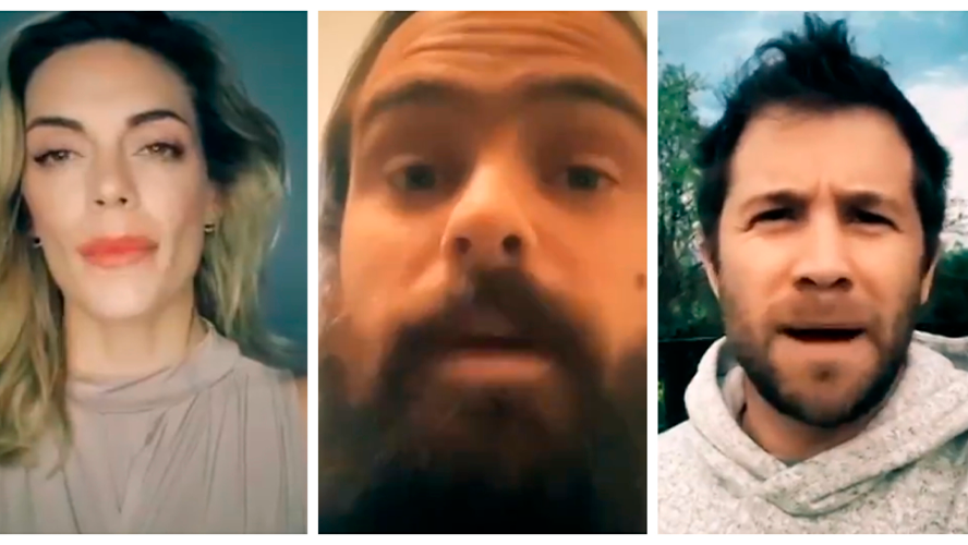 Los actores de Casi Ángeles se reunieron para concientizar | Espectáculos