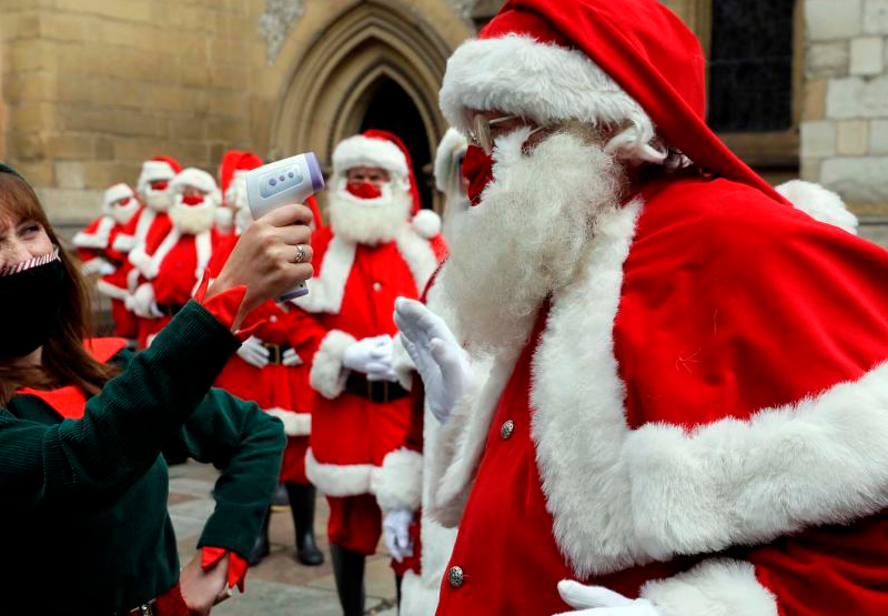 ¡Papá Noel dio positivo de Coronavirus! | Sociedad