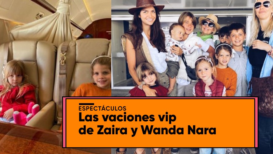 Las vacaciones vip de Wanda y Zaira Nara | Espectáculos