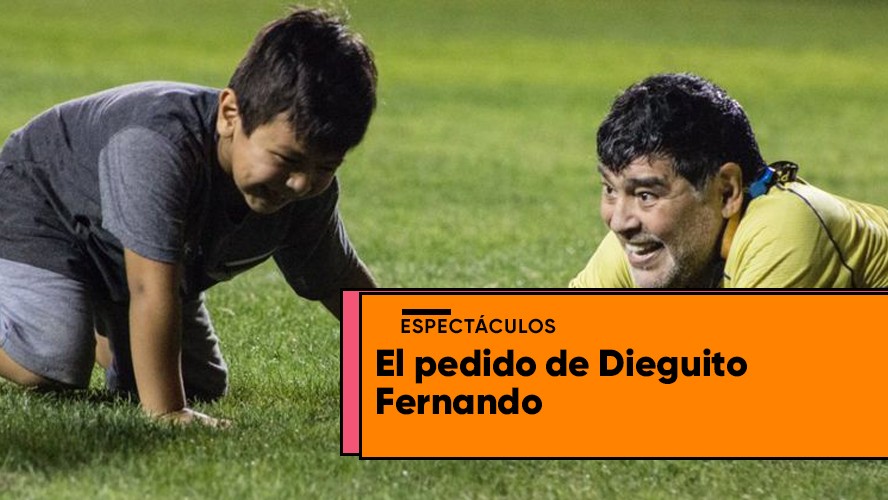 El conmovedor pedido de Dieguito Fernando: "Llevame a mirar las estrellas para buscar a mi papá" | Espectáculos
