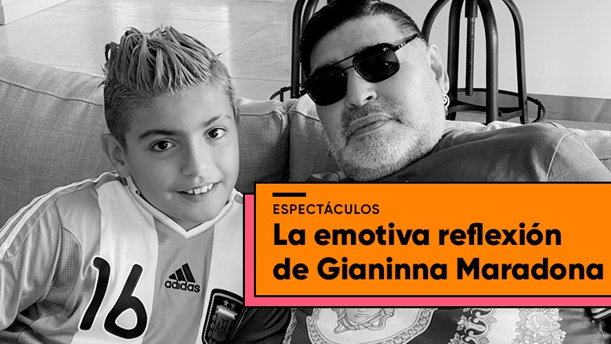 Gianinna Maradona le dedicó un emotivo mensaje a su padre y despidió al 2020 | Espectáculos