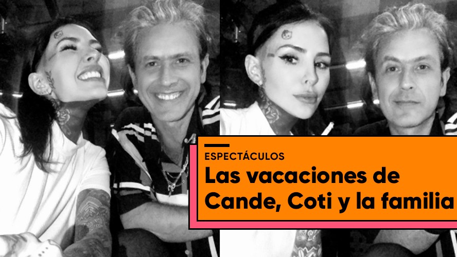 Las vacaciones de Cande Tinelli junto a Coti y sus hijos | Espectáculos