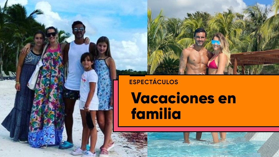 Las fotos de las vacaciones de Fabián Cubero con sus hijas y Mica Viciconte | Espectáculos