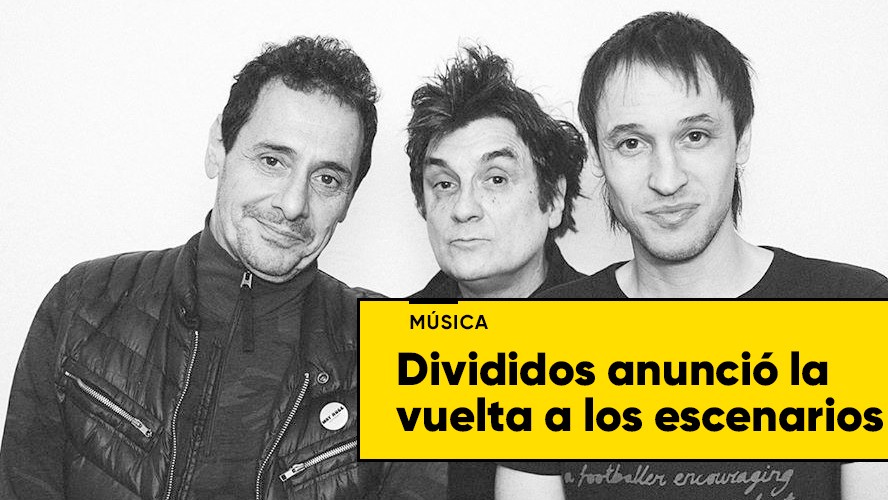 Divididos anunció el regreso a los shows presenciales | Música