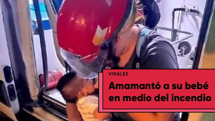 La historia de la bombera que amamantó a su bebé y siguió combatiendo un incendio | Virales
