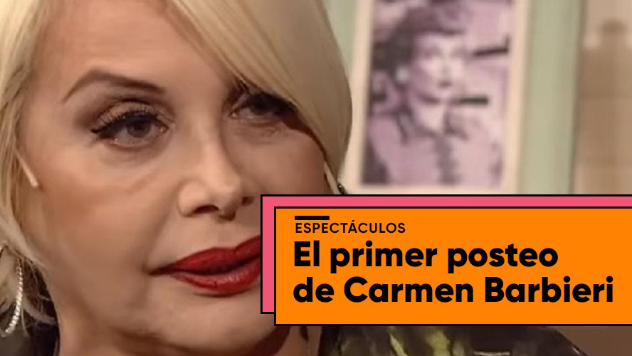 El primer posteo de Carmen Barbieri: "El mundo cambia con tu ejemplo" | Espectáculos
