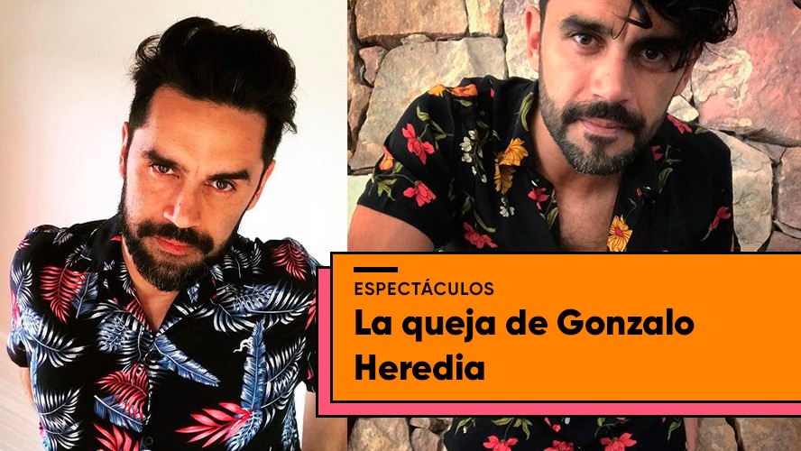 El enojo de Gonzalo Heredia | Espectáculos