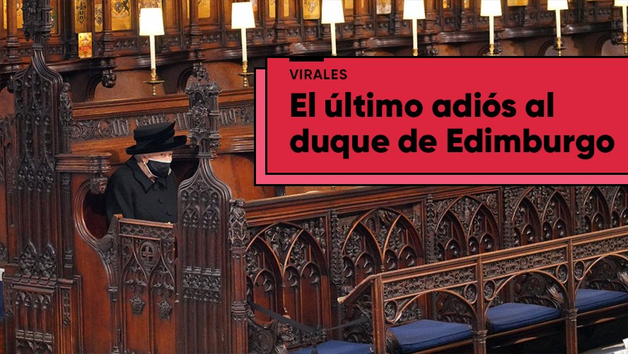 La foto de la reina Isabel en el funeral de Felipe que recorre el mundo | Virales