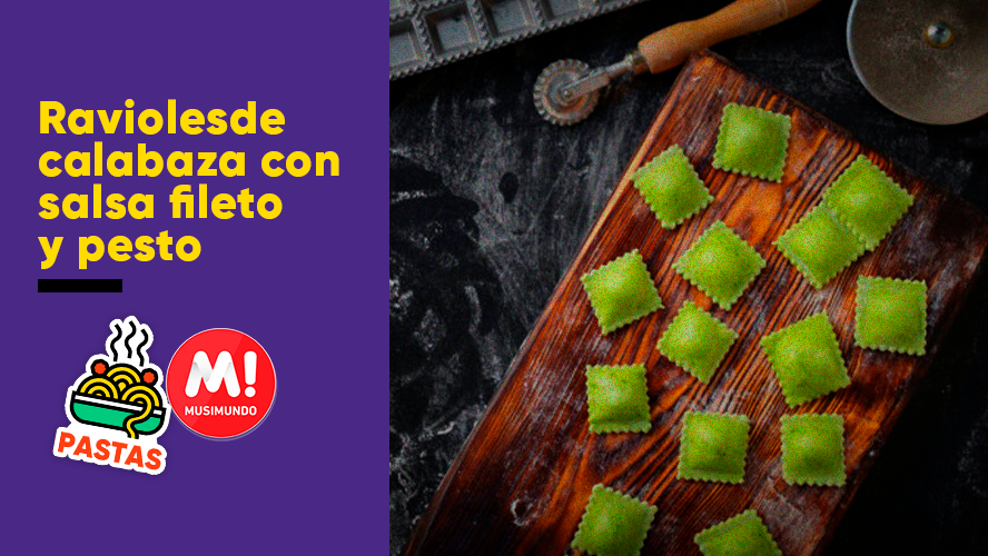 Ravioles con salsa fileto y pesto | Indispensables