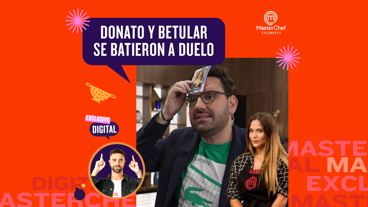 Se desató una guerra muy cómica entre Donato De Santis y Damián Betular | Más MasterChef
