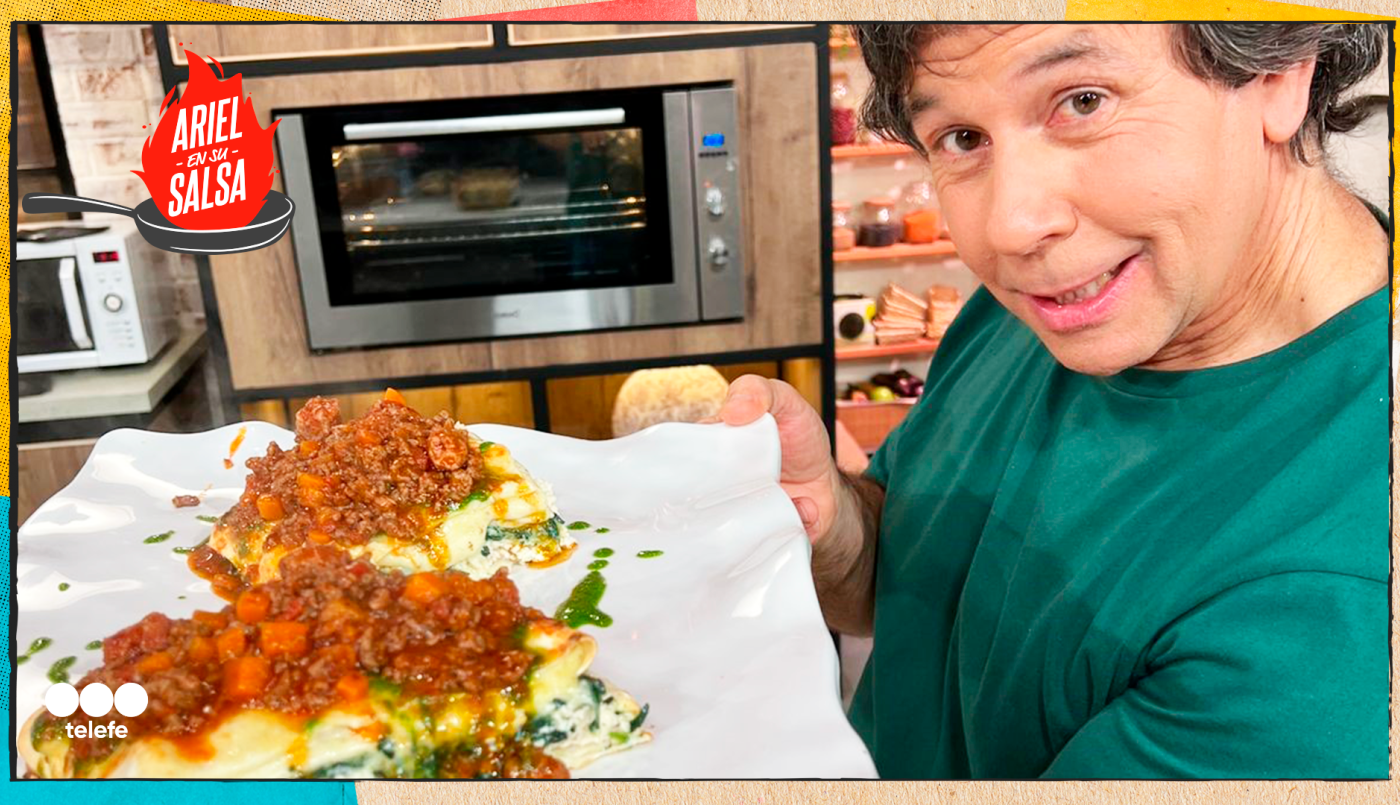 Receta de lasaña de ricota, jamón, mozzarella y espinacas con bechamel y salsa boloñesa | Recetas