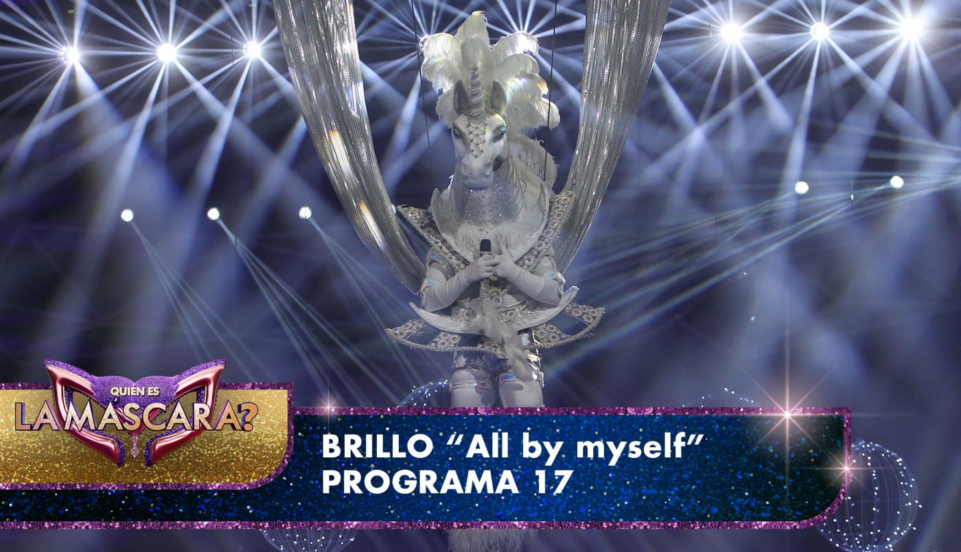 Brillo nos emocionó con "All by myself" - Quién es la Máscara? - 2022 | Presentaciones
