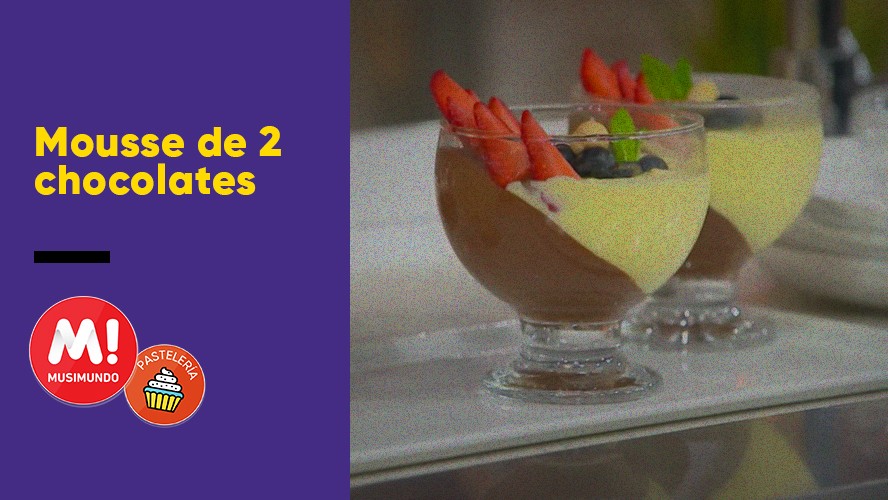 Vasitos de mousse de chocolate dúo | Tips de cocina
