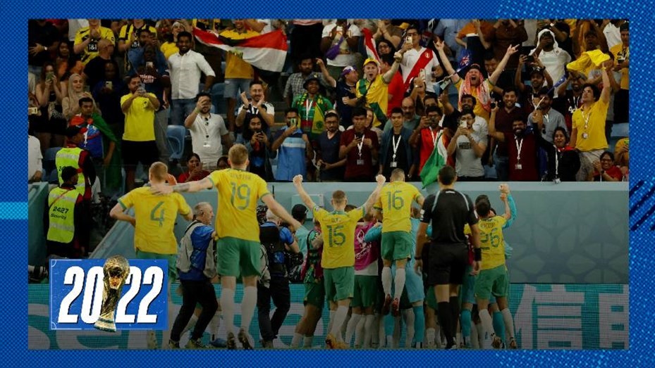 Australia venció a Dinamarca y logró una histórica clasificación | Novedades