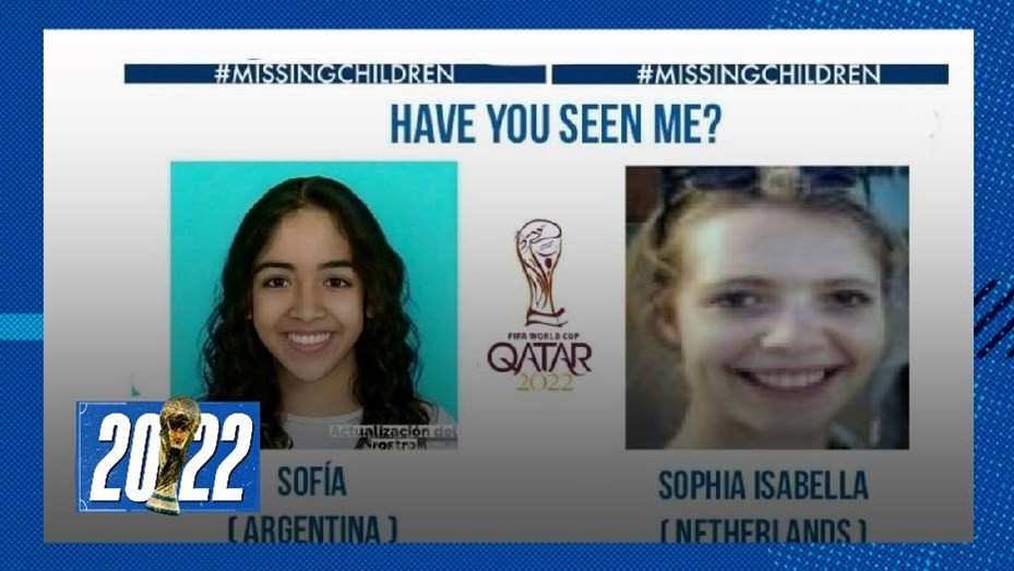 La búsqueda de Sofía Herrera llegó al Mundial de Qatar 2022 | Novedades