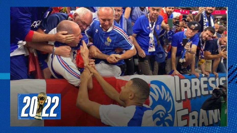 Video: Mbappé noqueó de un pelotazo a un hincha | Novedades