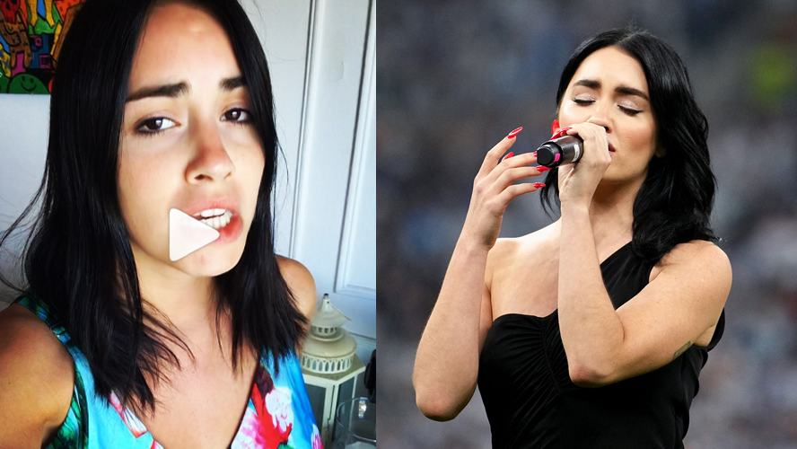 Lali manifestó de una forma muy curiosa que iba a cantar el himno nacional el 18 de diciembre en el Mundial de Qatar | Espectáculos
