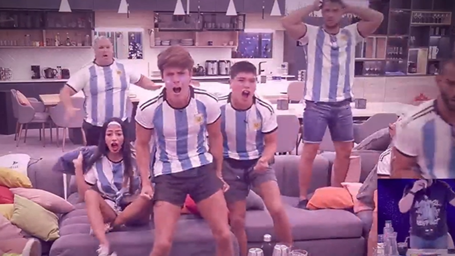 La casa de Gran Hermano vivió con mucha pasión el triunfo de Argentina en el Mundial | Mejores momentos