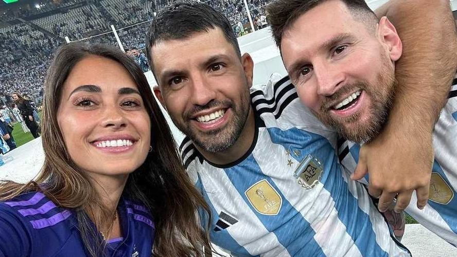 La foto viral de Anto Roccuzzo, Messi y el Kun tiene una senal del universo | Espectáculos
