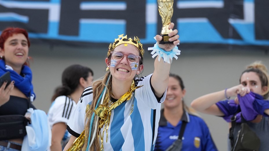 Las fotos de la pasión y el color de la hinchada argentina en las tribunas | Novedades
